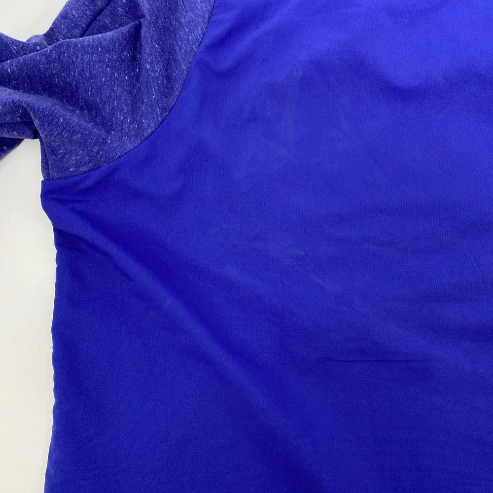 Nike‎ Yoga Dri FIT Hoodie Mens XL Blue Loose Fit Pullover Athleisure Sports Gym